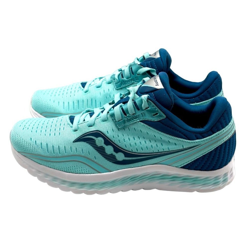Saucony Kinvara 11 Women's Aqua Blue Sneakers Size 7W